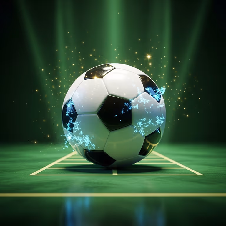 Rainbet Casino displaying a soccer ball with coins scattered across the field.